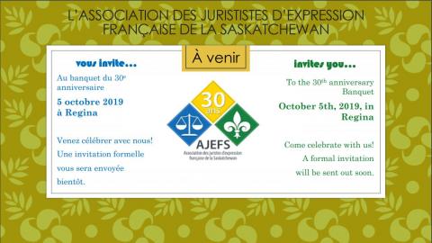 Invitation au Banquet - AGA de l'AJEFS 